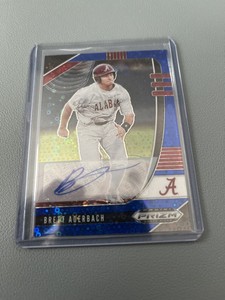 Brett Auerbach 2020 Panini Prizm Autograph 25/25 #PDP160 Alabama