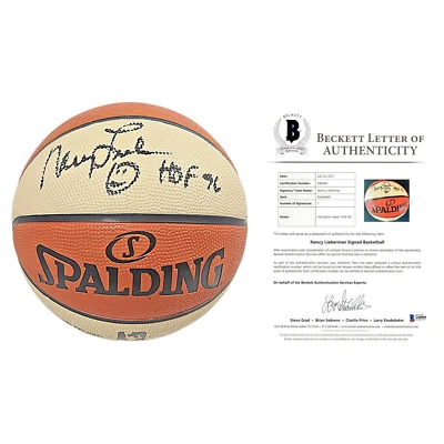 Nancy Lieberman Signed WNBA Basketball Mercury Beckett BAS COA Exact Photo Proof - Image 1 of 4