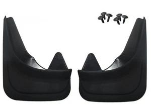 Moulded Universal Fit Mud Flaps Mudflaps Front or Rear to suit Fiat Car models - Picture 1 of 1