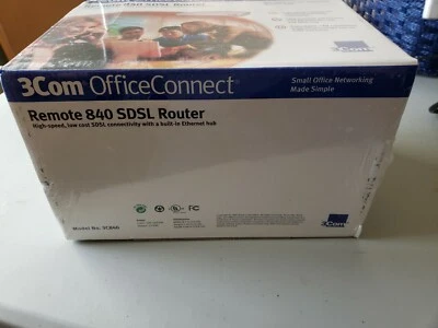 3COM 3C840 OfficeConnect Cable SDSL Gateway 4 Port Home or Office Network NEW - Image 1 of 4