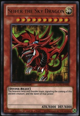 Yu-Gi-Oh! - Slifer the Sky Dragon 2010 LC01-EN002 Ultra Rare Limited Edition - Image 1 of 2