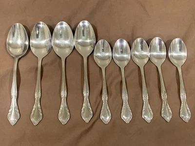 Lote de 9 cucharas de cena de acero inoxidable MCM Estia Cascade de colección hechas en Corea Foto 1 de 4