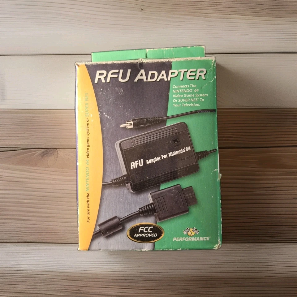 Performance RFU Tube TV Adapter for Nintendo 64 and Super NES Gaming System N64  - Image 1 of 1
