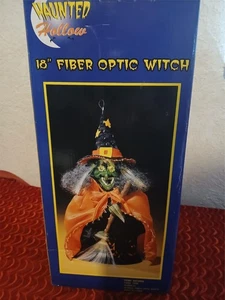 SELTEN 18" GLASFASER BELEUCHTET HALLOWEEN HEXE DISPLAY DEKOR DEKOR DEKORATION - ELEKTRISCH - Bild 1 von 11
