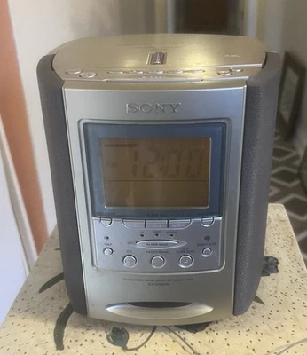 Sony ICF-CD863V Dream MACHINE Reproductor de CD Radio Reloj Despertador Foto 1 de 4