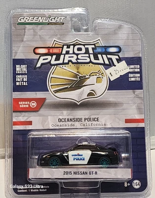  Nissan GT-R 2015 Greenlight Chase Hot Persecución Oceanside Police Foto 1 de 2