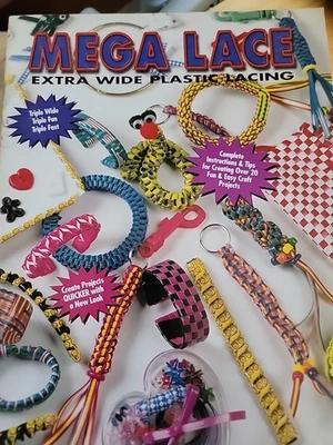 Crafting Book Mega Lace Extra Wide Plastic Lacing - Image 1 of 4