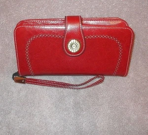 Bostanten Lomy Leder Kreditkarten Geldbörse mit Kalbsleder RFID Organizer lang NEU - Bild 1 von 12