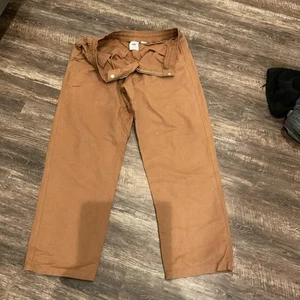 Adidas Mens Jeans Medium-Brown Denim Straight - Good Condition - Picture 1 of 7