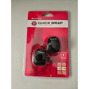 Juego de 2 luces LED Schwinn Quick Wrap nuevo blanco luz 11 lúmenes luz roja 1 lúmenes - Imagen 1 de 2