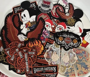 Lot of 20 Random Patches Mixing Iron-On and Sew-On - Picture 1 of 3