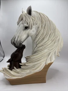 Bradford Exchange The Bonds of Love Horse Sculpture 2016 Limited Edition - Picture 1 of 12