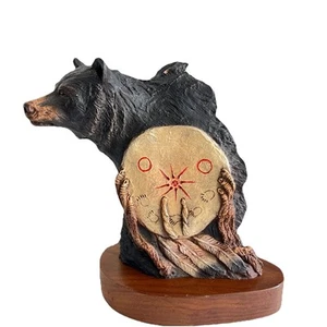 Neil J Rose He Who Is Feared Black Bear Limited Edition Skulptur 748/1500 - Bild 1 von 18