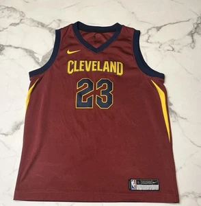 Adidas NBA Cleveland Cavaliers Lebron James Basketball Jersey #23 Boys Large - Picture 1 of 2