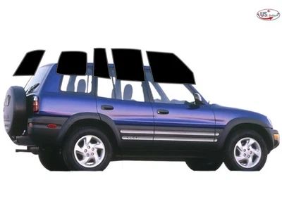 Kit de película de tinte de ventana de 2 capas precortada para Toyota Rav4 1996-2000 4 puertas Foto 1 de 4