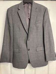 Lauren Ralph Lauren Men's Sport Coat Blazer Two Button Gray Wool Size 39R