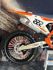 MODELLINO 1.12 MOTOCROSS KTM SXF 450 TONY CAIROLI 2017 - Picture 1 of 3