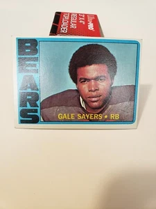 1972 TOPPS #110 GALE SAYERS BEARS HOF - Bild 1 von 2