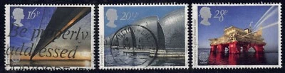 1983 Great Britain SC# 1019-1021 - F VF - Engineering Achievements - Used - Image 1 of 2