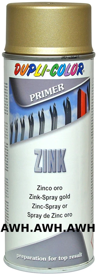 1x400ml Lackspray Effect Spraydose Effekt Spray Schutzlack Zinkspray Color Gold  - Bild 1 von 1