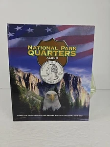 Whitman Deluxe Coin Album #2882 NATIONAL PARK QUARTERS 2010-2021  - Picture 1 of 20