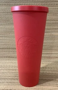 Starbucks matt rot Becher geprägt Meerjungfrau 24oz Soft Touch - Bild 1 von 10