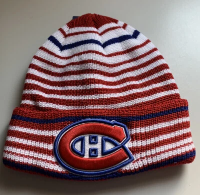 Montreal Canadiens Rojo/Blanco/Azul Licencia NHL Nuevo Gorro/Sombrero de Invierno! Foto 1 de 2