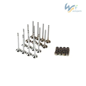 Valve stem seals and Intake&Exhaust Valves For VW Golf Jetta Tiguan Audi A3 - Picture 1 of 11