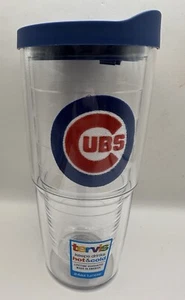 Tervis MLB 24oz Chicago Cubs Patch Logo Tumbler w/ Blue Lid Made in USA Official - Picture 1 of 10