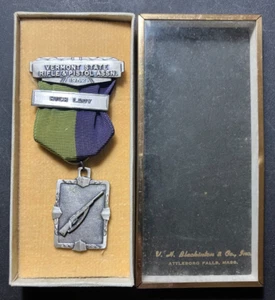 Medalla High Lady 1962 - Rifle y pistola original de colección Vermont State Assn. - Imagen 1 de 3