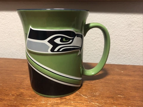 NFL Football Boelter Brands 3D SEATTLE SEAHAWKS Coffee Mug Cover