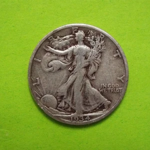 1934-S Walking Liberty Half Dollar FINE Condition - Solid Coin - Imagen 1 de 8