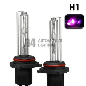 2X NEW HID XENON H1 Headlight HID Bulbs AC 35W 12000K Pink Purple - Picture 1 of 11