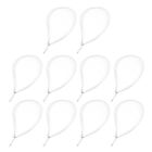 10 Pieces Ribbon Choker Necklace Cords Jewelry Findings For Diy Jewelry Making