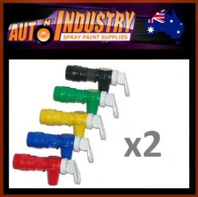 PAR DE GRIFOS DILUYENTES/DISOLVENTES/AGUA DE PLÁSTICO MULTIUSOS Foto 1 de 2