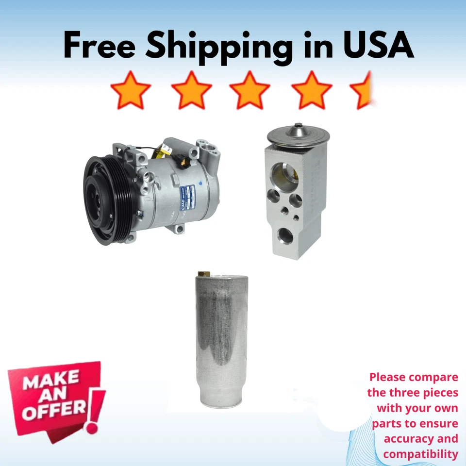 套件压缩机空调适合日产 Sentra 2000 - 2001 — 第 1/4 张图片