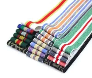 1meter Colorful Stripe Waist Nylon Elastic Bands Band Bag Skirt Pants Decoration - Picture 1 of 43