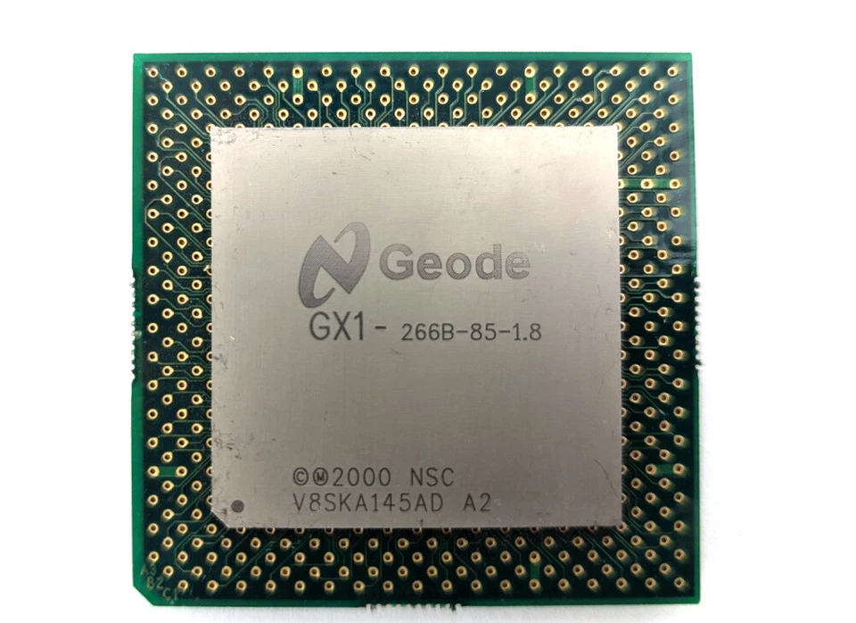 National Semiconductor Geode GX1-266B-85-1.8 266MHz/16KB CPU Processore BGA352 - Immagine 1 di 1