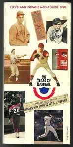 1990 Cleveland Indians Media Guide - Bild 1 von 1