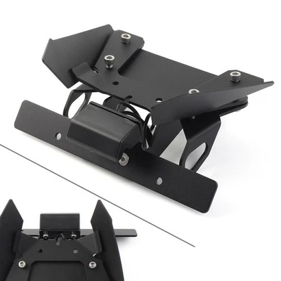 Marco de matrícula Fender Eliminator para Kawasaki Ninja 250 2008-2012 09 negro Foto 1 de 4