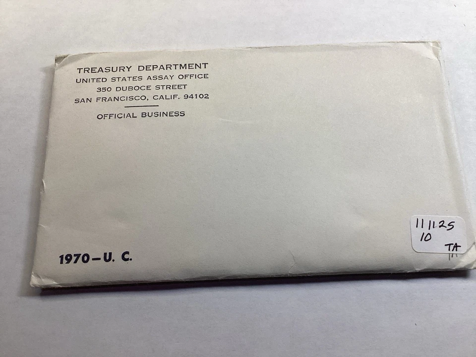 1970 PDS Unopened Uncirculated Mint Set in OGP Silver Denver Kennedy 111125 10ta - Image 1 of 4