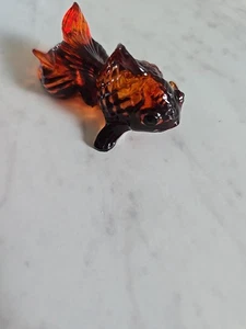 Harz Goldfisch Orange Durchscheinend Dekoration Geschenk.  587 - Bild 1 von 5