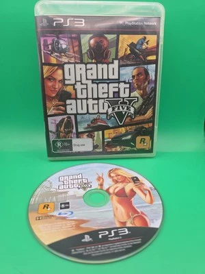 Grand Theft Auto V 5 - PlayStation 3 (PS3) - Very Good Condition - Image 1 of 3