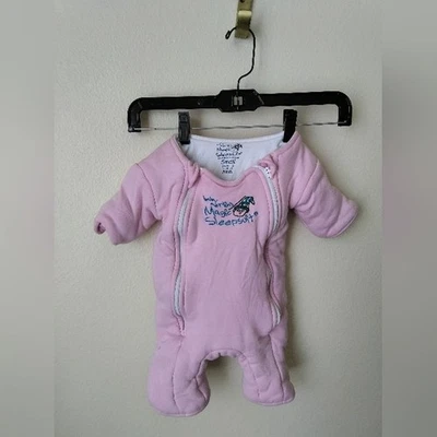 Ropa de dormir Baby Merlin's Magic Sleepsuit® 100 % algodón rosa 3-6 meses Foto 1 de 4