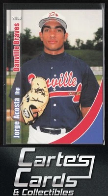 Jorge Acosta 2006 Grandstand Danville Braves #2 Danville Braves - Image 1 of 2