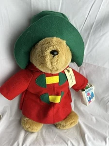 Oso Paddington vintage navideño Sears regalos para niños 16" felpa con adorno de felpa - Imagen 1 de 7