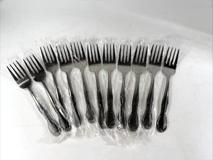 Oneida Gabeln Schnörkel und Blumen 11er Set Neu - Bild 1 von 4