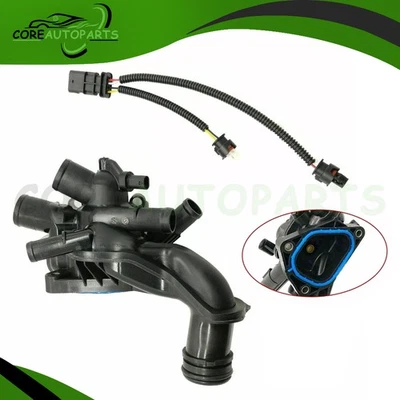 Thermostat Housing with Adapter For 08-12 Mini Cooper Countryman Paceman R56 R57 Foto 1 de 4