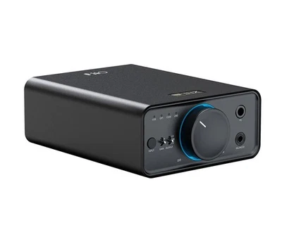 New FiiO K7 Desktop DAC and Headphone Amplifier Hi-Res, Black