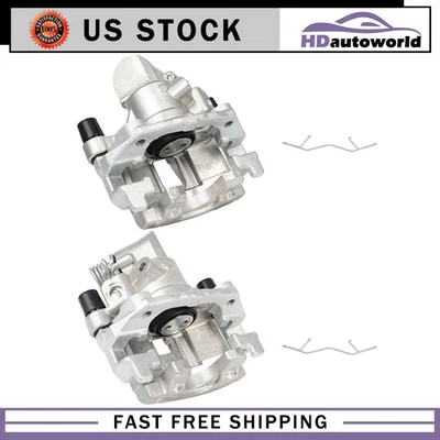 2x Rear Disc Brake Calipers w/ Bracket For 2004-2009 Mazda 3 2009 Mazda 3 Sport - Image 1 of 4